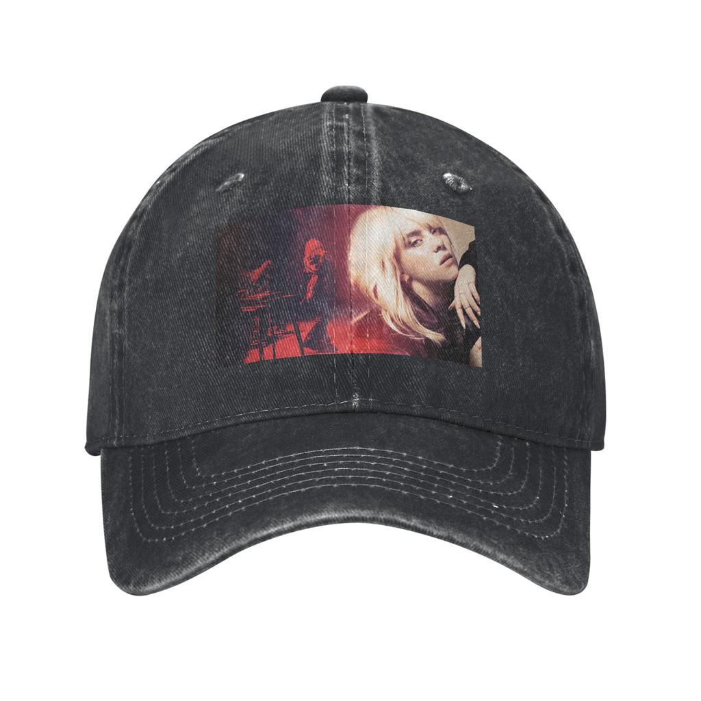 Billie Eilish Mosott Farmer Sapka Alkalmi Baseball Sapkák Állítható Kalap Nyári Uniszex Baseball Sapkák