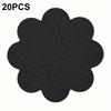 20Pcs Flower Pot Inner Bottom Mat Prevent Soil Leakage Flower Shape Plant Pot Bottom Hole Pad
