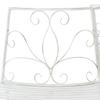 Tree Bench 4 Seater 160 x 80 x 89 cm Steel Antique White