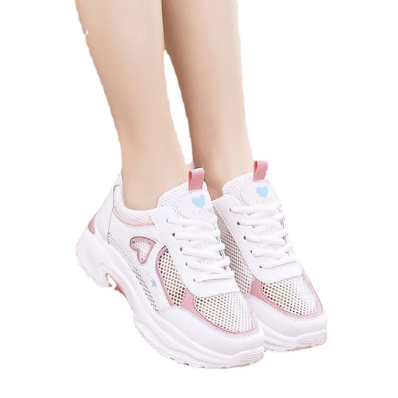 Mesh dad shoes ins tide 22 summer new breathable thin mesh shoes platform casual sports shoes