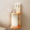 Adjustable Shower Rack Wall Mounted Shampoo Bottle Holder Multi-Purpose Bathroom Storage Rack