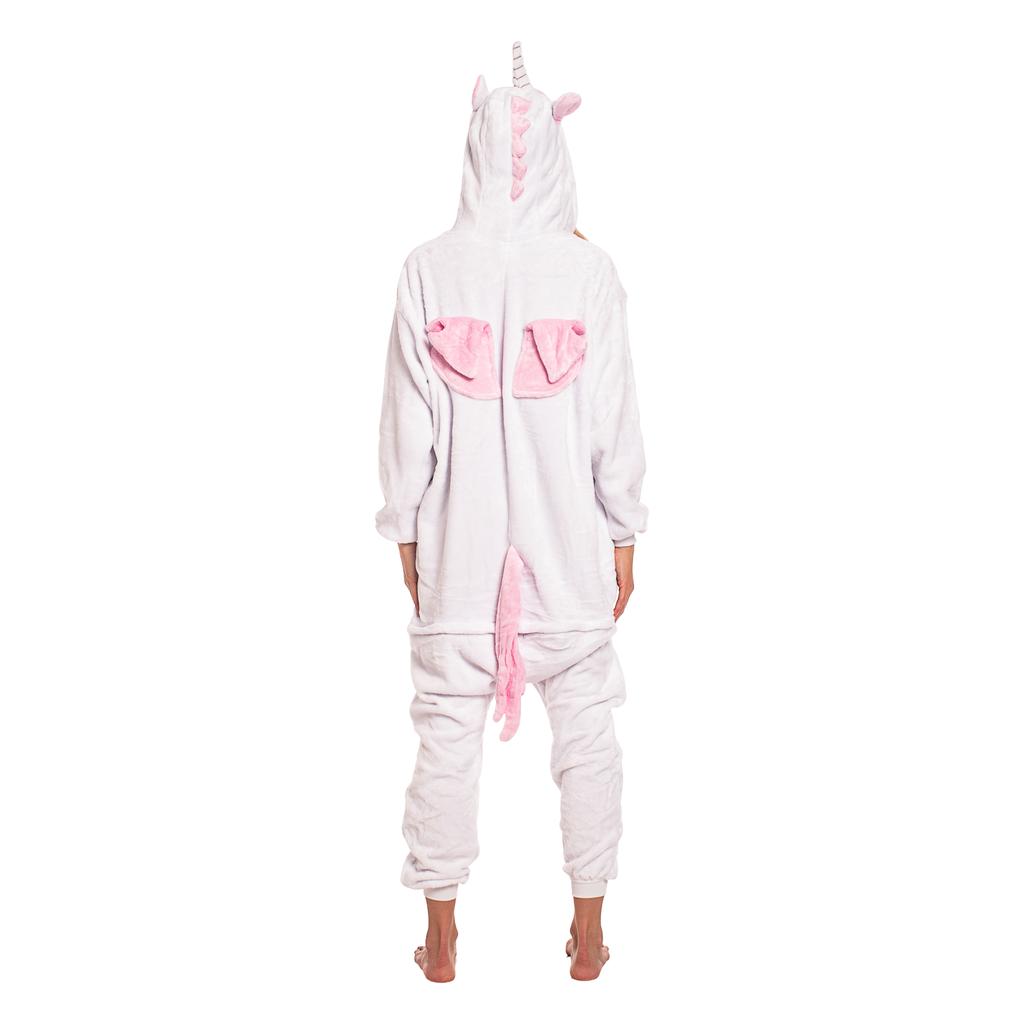 Piżama damska kombinezon kigurumi onesie jednorożec jasny róż 175-185 cm xl