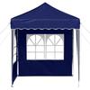 Pop Up Party Tent 195 X 195 X 245 Cm Blue Oxford Fabric