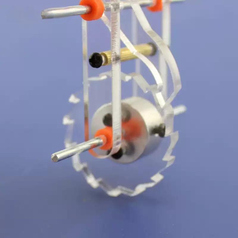 One-Way Rotation Gear Set,Thick Transparent Ratchet Pawl Mechanism DIY Kit for School Science Projects