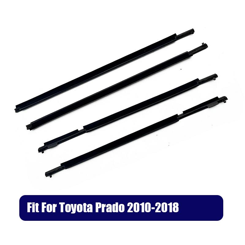 4 Buc. Cheder Geam Ușă Auto Etanșare Impermeabilă Pentru Toyota Land Cruiser/Prado 2003-2018/Lexus GX470 2003-2009