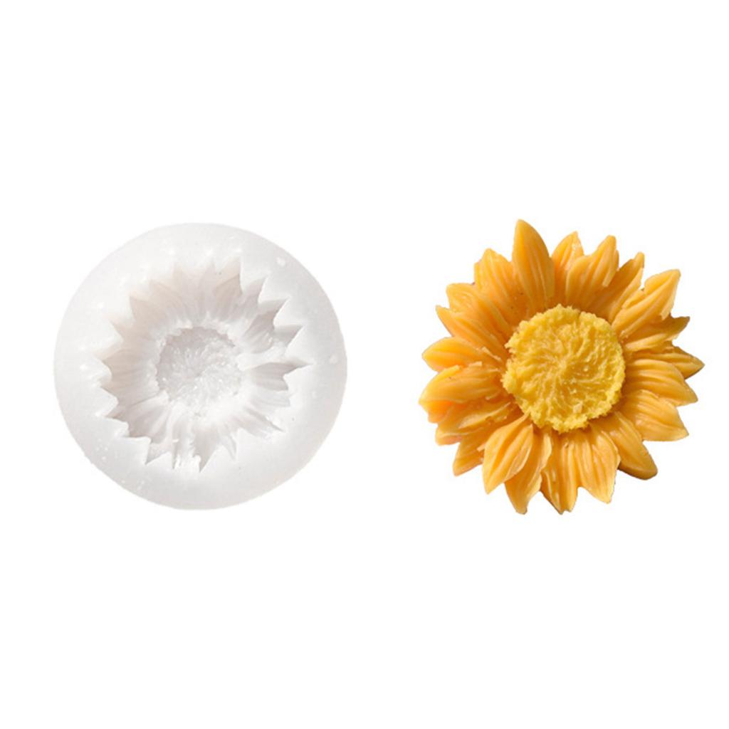 Sunflower Silicone Candle Molds for Making Candle Soap Epoxy Resin Multipurpose Silicone Mould for Gypsum Decoration
