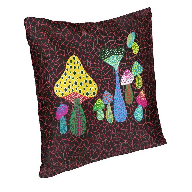 Yayoi Kusama Mold Art Cushion Cover Double-Sided Print Floor Pillow Case For Car Custom Pillowcase Home Decorative