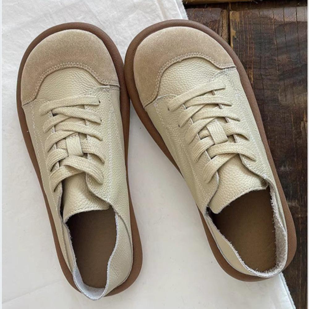 Soft Soled Lace Up Casual Low Cut Women's Shoes