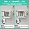 Weatherproof Outdoor Vent Cover Wear-Resistant Stainless Steel Exhaust Protector Sturdy Construction Rustproof Vent Guard