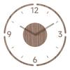 35cm Wall Clock Home Decor Solid Wood Creative Silent Quartz Clock Living Room Decoration Mute Nordic Wall Clock X-Space