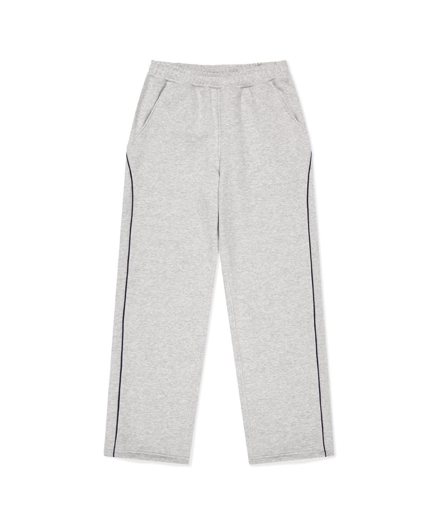 Sun Love Crescent Brushed Sweatpants Heather Gray