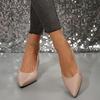 Fashion New in 2025 Pumps Footwear Elegant Women Heeled Shoes Fashion Buckle Strap Female Pointed Toe Slingbacks Ladies High Heels Shoes