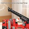 1:32 Scale Fire Truck Concrete Pump Car Model Toy Alloy Diecast Light Music Water Spray Rescue Cars Models Gifts for Children
