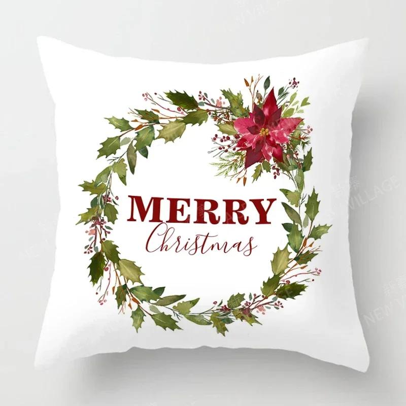 Christmas Series Pillowcases Sofas Cushion Covers Home Decor Can Be For Holiday Celebrations 40X40 50X50 60X60 35X35