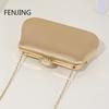 Satin 3D Flower Evening Bags Women Dinner Shoulder Crossbody Bag Luxury Design Handbags Gold Pink Clutches for Party Banquet