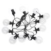 LED Ball String Lights 10LEDs G50 Copper Wire Bulb Colorful Die Casting Lamp  Waterproof Outdoor