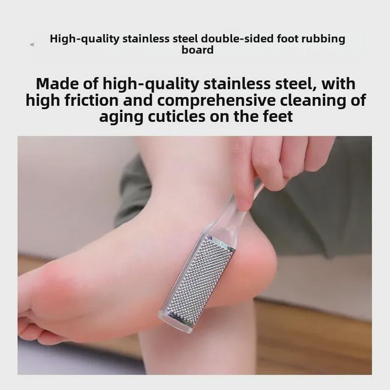 Fußschleifstein mit doppeltem Verwendungszweck zum Entfernen von Hornhaut und abgestorbener Haut – Pediküre-Werkzeug für zu Hause