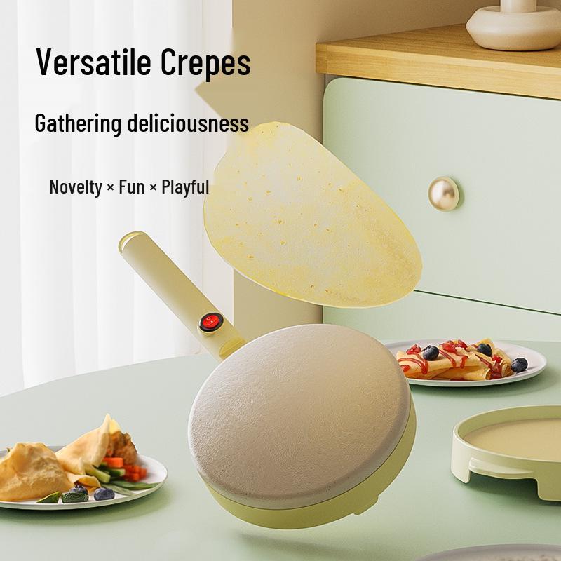 Non-Stick Crepe & Spring Roll Maker: Electric Griddle for Home Use