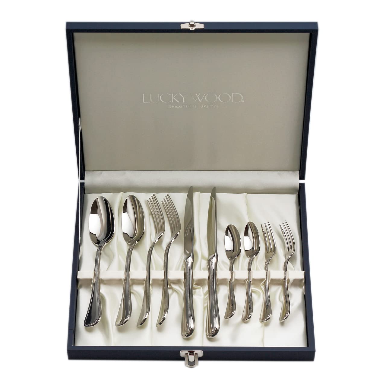

Lucky Wood Cutlery Set (10-piece French Accent Set, Dinner Set for Couples) Gift Wrapping Available, Tsubame-Sanjo, Niigata