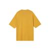 Men's Air Jordan FW22 Logo Label Loose Round Neck Short Sleeve Yellow T-Shirt DZ0605-712
