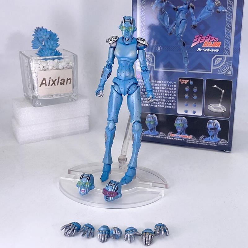15cm Figure Bizarre Adventure Kujo Jotaro Dio Brando Diavolo Bruno Kishibe Giorno Giovanna Abbacchio Movable Action Figure