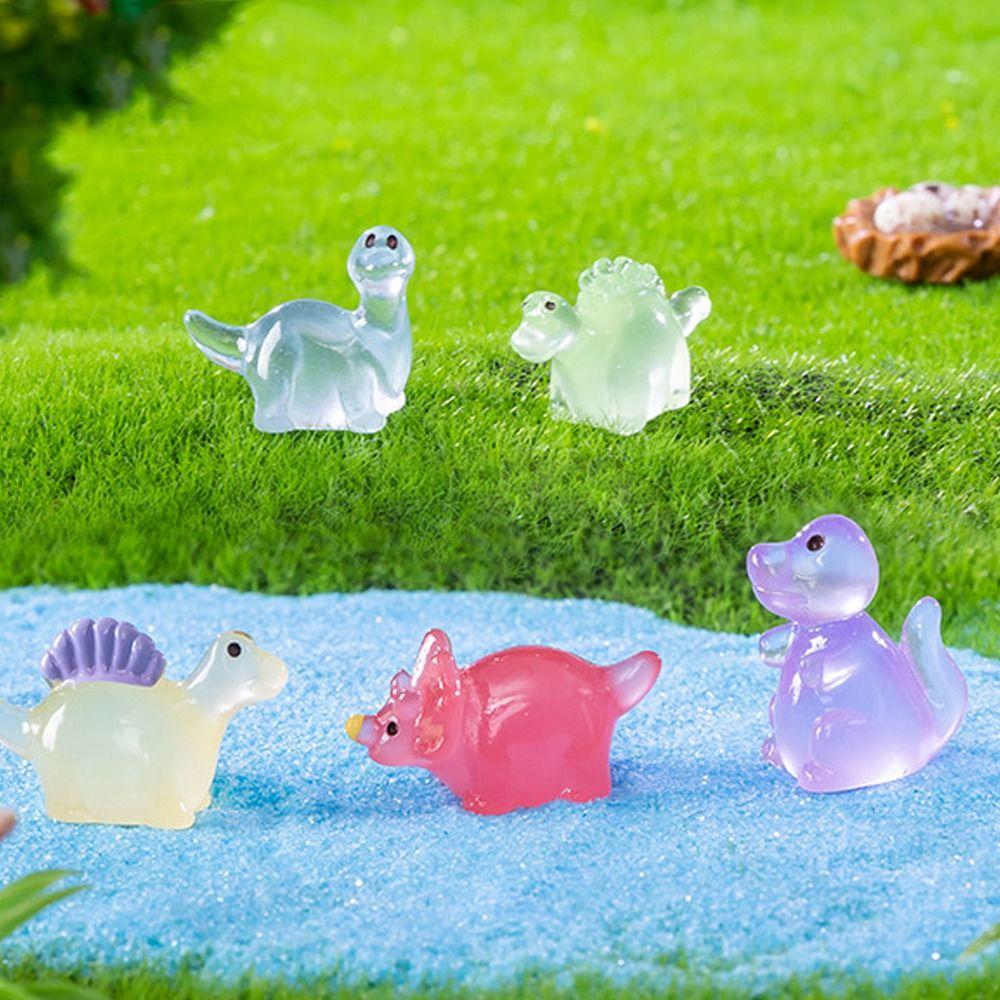 DIY Mini Dinosaur Ornaments Cartoon Micro Landscape Decoration  Garden