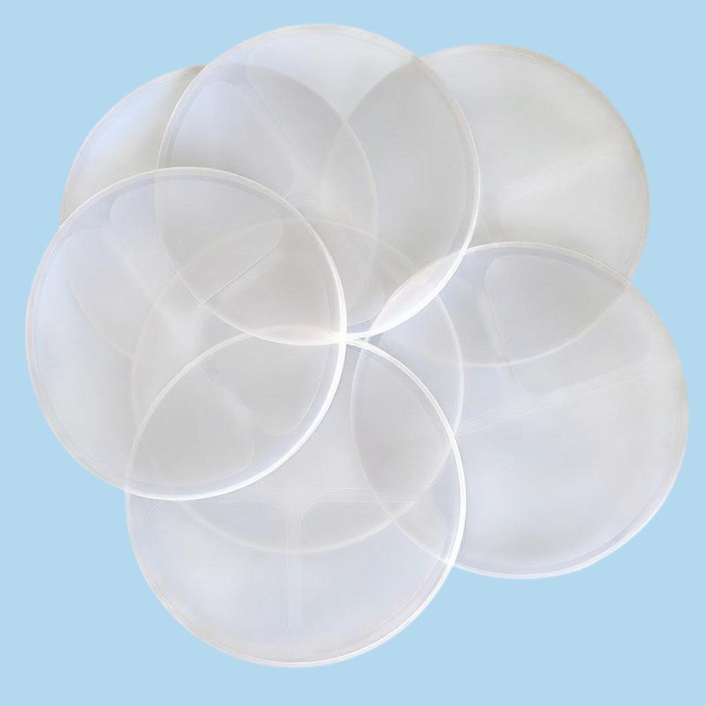 Children s Silicone Smiley Face Divided Meal Plate - Drop-Resistant, Three-Compartment Training Tableware