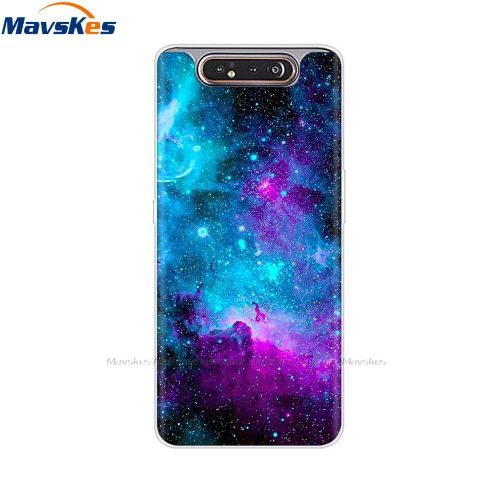 Per Samsung Galaxy A80 Custodia A805 Silicone Morbido TPU Custodia per Telefono Per Samsung A80 2019 A 80 GalaxyA80 A805F A805 SM-A805F/DS Copertura