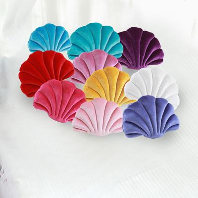 Seashell Decorative Throw  Sea Princess Velvet Throw  Doll Sea Ocean
