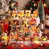 Yihong Christmas Resin Cabin Luminous Desktop Ornament