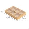 Wooden Dessert Tray with Protective Lid for Entertaining