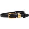 Ladies Internet Celebrity Belt Ladies Buckle Real Cowhide Ladies Thin Belt Fashion Versatile Decorative Dress Belt