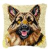 Cute Animals Latch Hook Kit Embroidery Pillow Knotted Stitch Embroidery Kit Hand Hooks Knitted Carpet Latch Hook Rug Kits Decor 