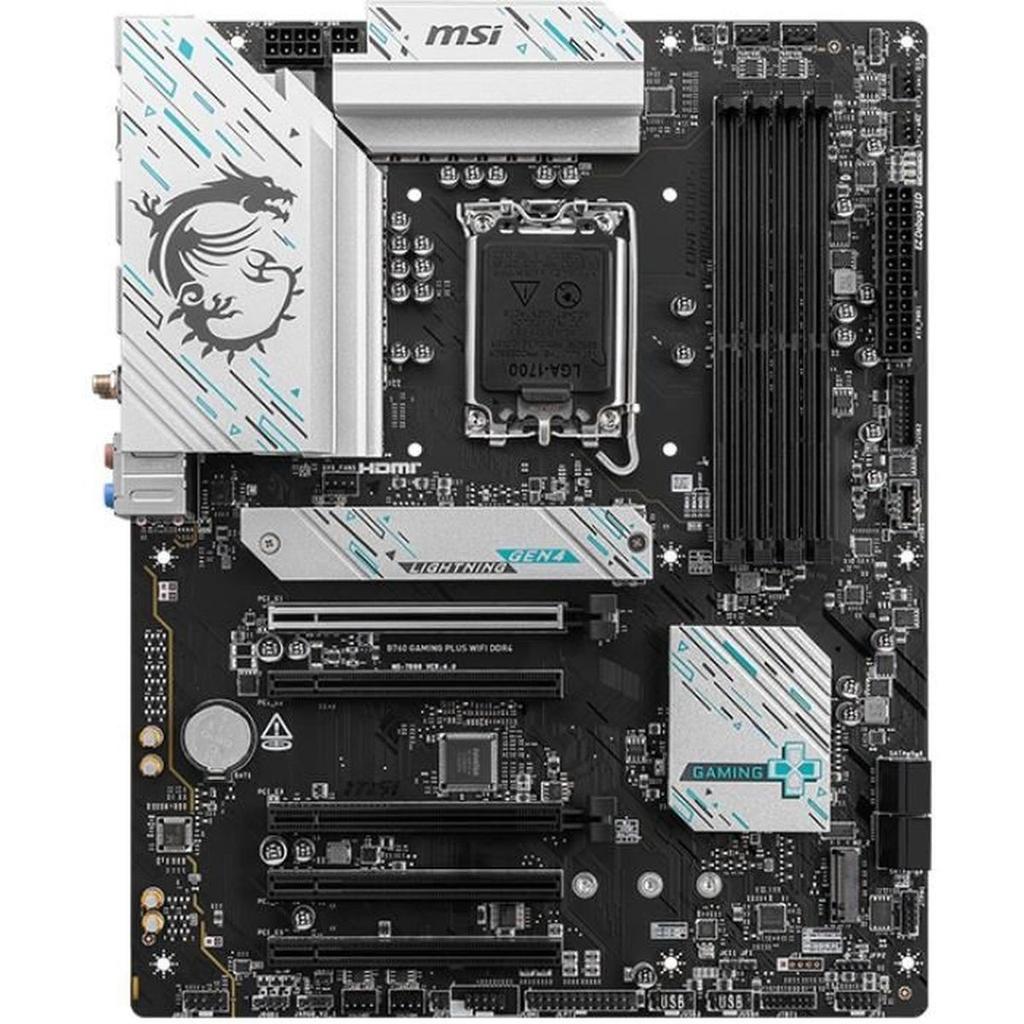 Carte mère - MSI - B760 GAMING PLUS WIFI - DDR4 - LGA 1700 - 128 Go max