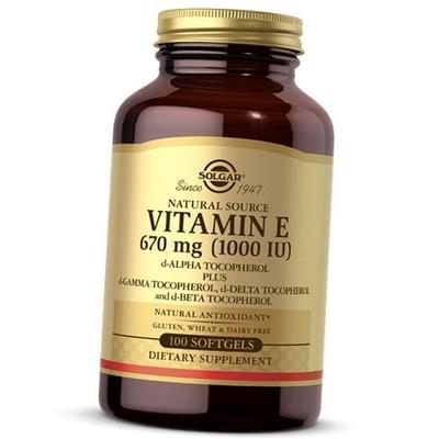 Vitamin E, Tocopherol Blend, Vitamin E 1000, 100gelcaps (36313221)