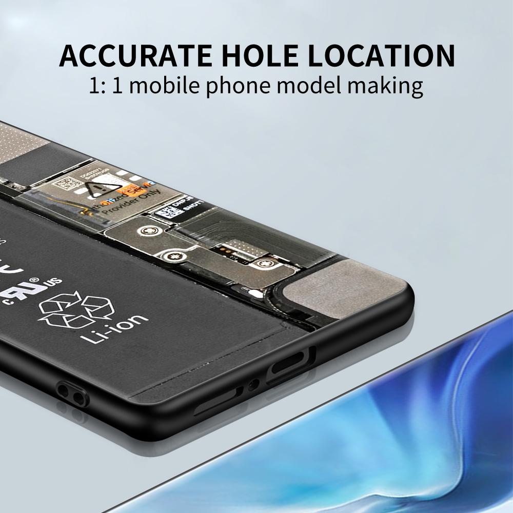 Motherboard Circuit Board Case for Xiaomi Mi 11 Ultra 11T 12 10T 9T Pro 12X Note 10 9 8 Lite A3 CC9E 10S Black Soft Phone Cover