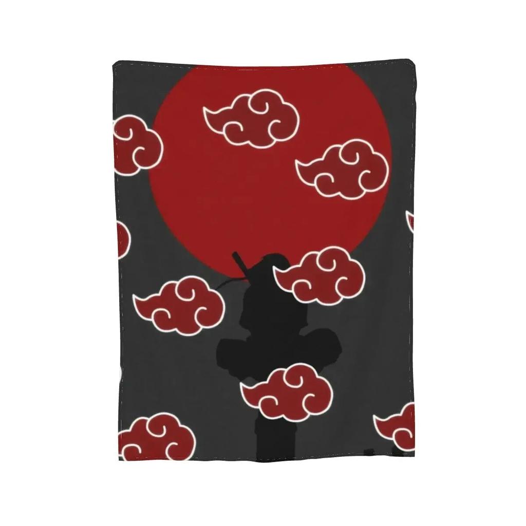 Japan Anime Blaue Wolken Akatsuki Neji Decken Weiche, warme Flanell-Überwurfdecke Bettwäsche für Bett Wohnzimmer Picknick Reise Zuhause