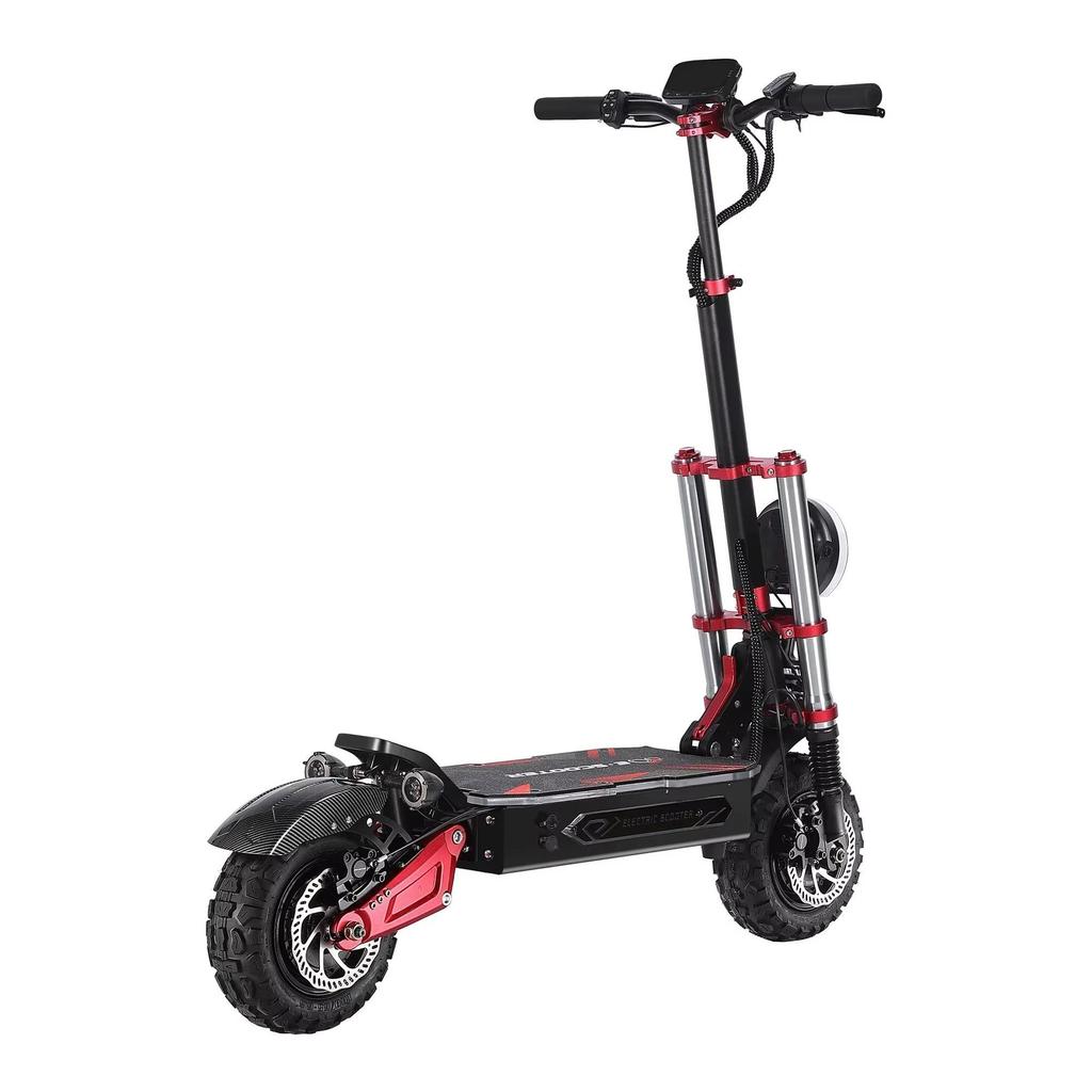E-Scooter BOYUEDA S5 Elektroroller 6000W Motor 60V38AH Akku 120KM Reichweite 85KM/H Geschwindigkeit NFC Smart App RGB-Lichter Offroad E-Scooter