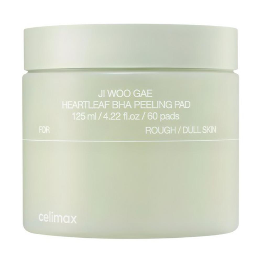 CELLIMAX Heartleaf BHA Eraser Peeling Pad: Houttuynia Cordata Extract + BHA, 60 Pads / 180ml