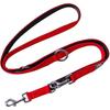 Dog Leash - Ddoxx - Air Mesh - Adjustable 3 Positions - 2m - Red Nylon