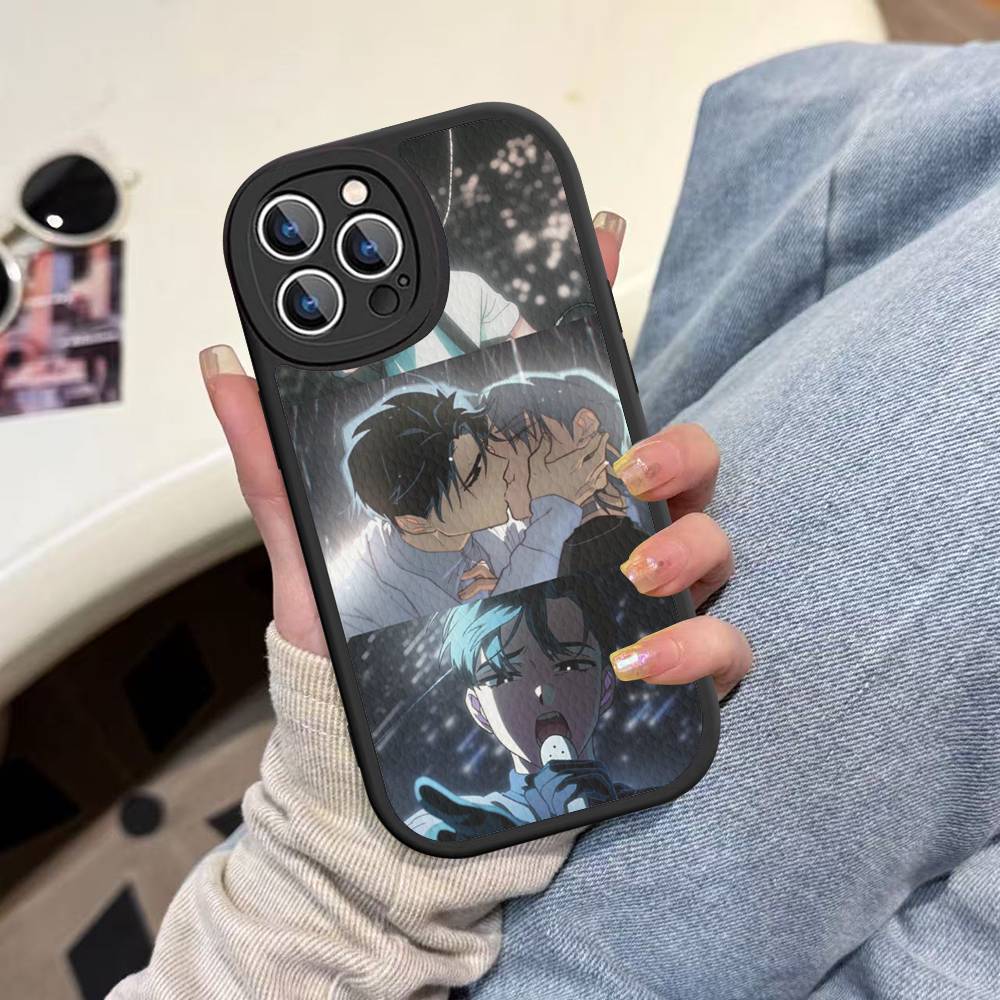 Cartoon Alien Stage Ivan Till Leather Phone Case For IPhone 16 15 14 17 Pro Max 11 12 Mini Plus Soft Shell