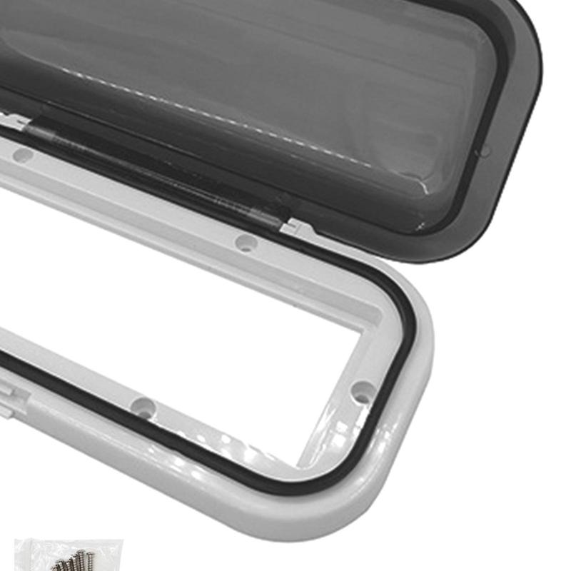 Water Resistant Marine Radio Cover ABS Boat Stereo Protector Flip Up Door Housing for Yacht RV
