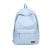 New fashion backpack college student solid color schoolbag women's high school large capacity backpack fashion