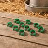 100Pcs 18mm Chicken Feet Ring Green Color Duck Feet Ring Breeding Foot Ring  Duck Farming