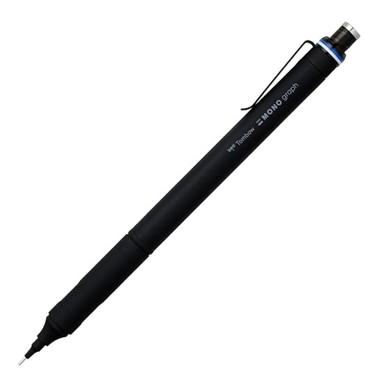 Tombow Pencil Mechanical Pencil 0.3mm MONO graph fine (Wide field of view/Low center of gravity) Bla