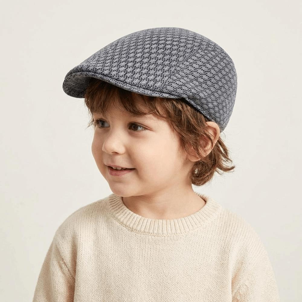 Hollow Children Forward Cap Korean Style Sun Hat Simple Mesh Beret  Sunshade