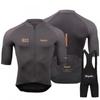 Mens Cycling Jersey Shorts Set Breathable Stretch Performance Wear Road Mountain Bike Riding