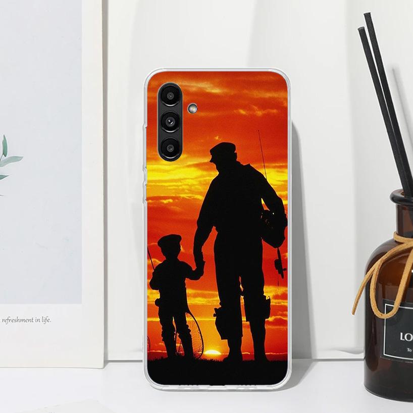 Hunting Fishing Man Phone Case For Samsung Galaxy A17 A37 A57 A16 A26 A36 A56 A15 A25 A35 A55 A14 A24 A34 A54 A13 A23 A33 A53 A0