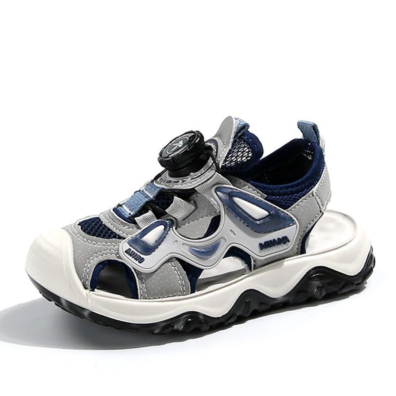 Dětské minimalistické a prodyšné sportovní a volnočasové boty s kapucí, outdoorové sandály, dětské boty z jednoduché síťoviny