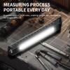 Magnetic Folding Strong Work Light 180° Rotable Multi-Function Ruler & Inspection LED Pen Flashlight for Outdoor Camping